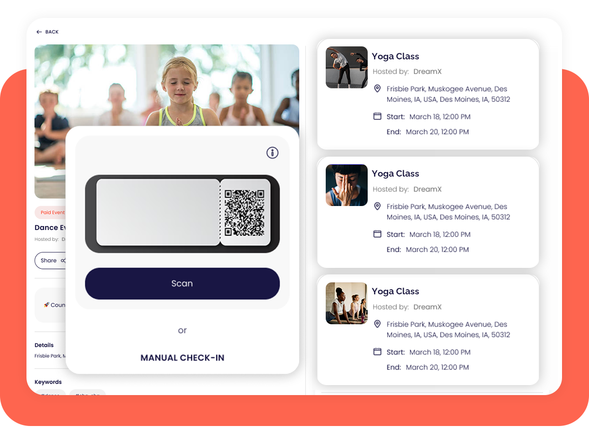 YogaCRM payment processing
